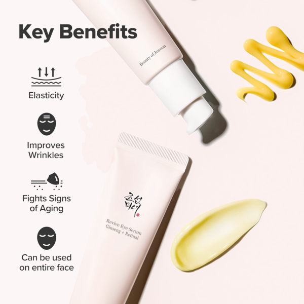 سيروم العين التجاعيد والهالات Beauty of Joseon Revive Eye Serum: Ginseng + Retinal  – منتجات كورية