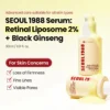 سيروم ريتينال وجنسنغ لتجاعيد وشد Seoul 1988 Retinal & Black Ginseng Serum - منتجات كورية (11) سيروم ريتينال وجنسنغ لتجاعيد وشد Seoul 1988 Retinal & Black Ginseng Serum - منتجات كورية
