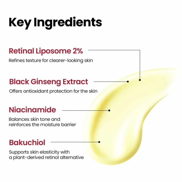 سيروم ريتينال وجنسنغ لتجاعيد وشد Seoul 1988 Retinal & Black Ginseng Serum - منتجات كورية (12) سيروم ريتينال وجنسنغ لتجاعيد وشد Seoul 1988 Retinal & Black Ginseng Serum - منتجات كورية