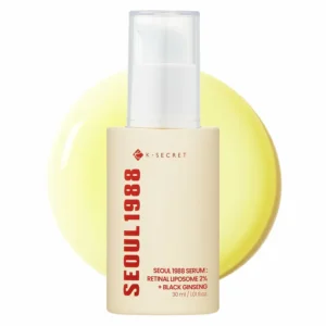 سيروم ريتينال وجنسنغ لتجاعيد وشد Seoul 1988 Retinal & Black Ginseng Serum - منتجات كورية (13) سيروم ريتينال وجنسنغ لتجاعيد وشد Seoul 1988 Retinal & Black Ginseng Serum - منتجات كورية