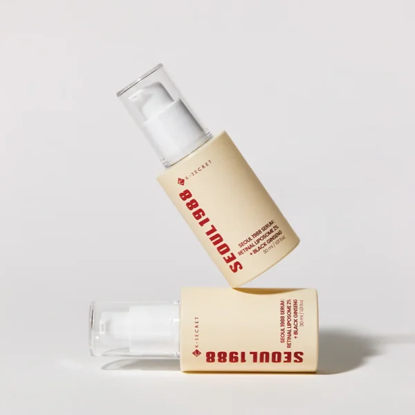 سيروم ريتينال وجنسنغ لتجاعيد وشد Seoul 1988 Retinal & Black Ginseng Serum - منتجات كورية (3) سيروم ريتينال وجنسنغ لتجاعيد وشد Seoul 1988 Retinal & Black Ginseng Serum - منتجات كورية