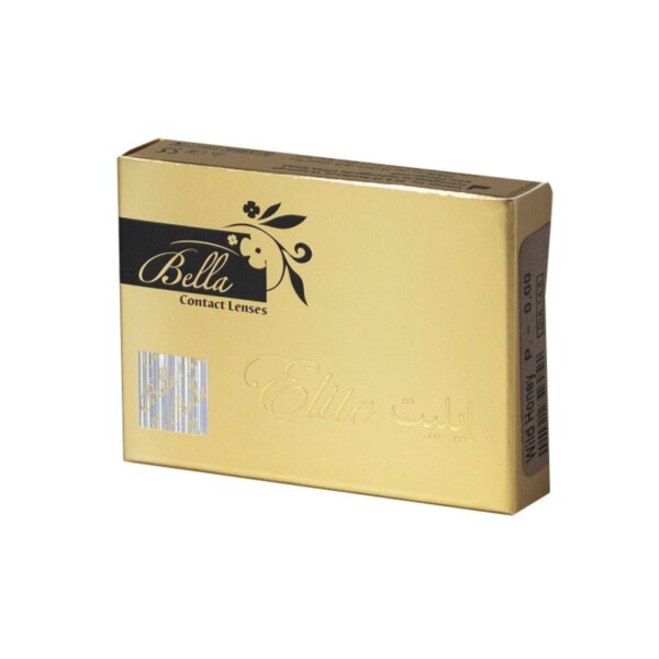 عدسات لاصقة بلون ذهبي حريري Bella Elite Silky Gold - منتجات كورية