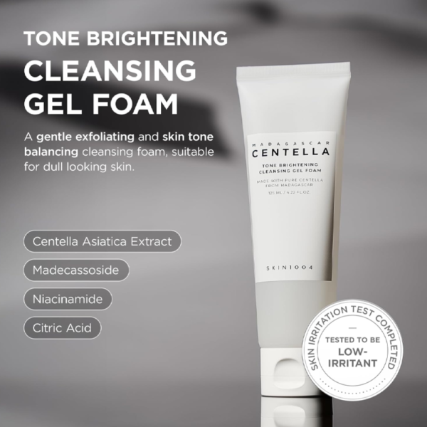 غسول جل لتفتيح وتوحيد البشرة Centella Tone Brightening Cleansing Gel Foam – منتجات كورية