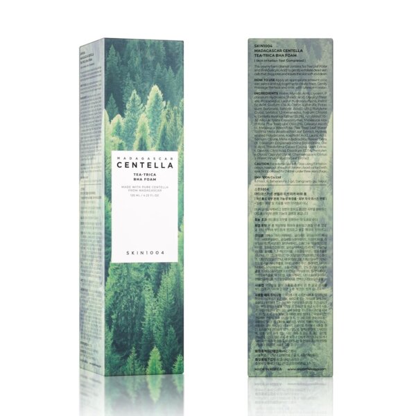 غسول رغوي لـ حب الشباب SKIN1004 Centella Tea-Trica BHA Foam BHA + Tea Tree - منتجات كورية