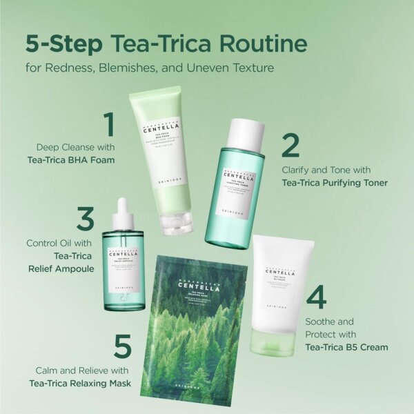 غسول رغوي لـ حب الشباب SKIN1004 Centella Tea-Trica BHA Foam BHA + Tea Tree - منتجات كورية