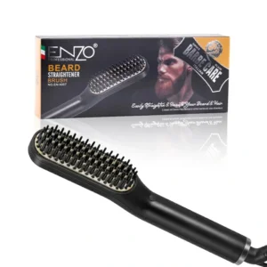فرشاة فرد اللحية ENZO سريعة التسخين – تمليس وتصفيف احترافي للرجال (4) فرشاة فرد اللحية ENZO سريعة التسخين – تمليس وتصفيف احترافي للرجال