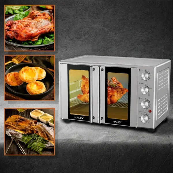 فرن كهربائي سعة 65 لتر  – درجة حرارة حتى 250° مع مؤقت 120 دقيقة