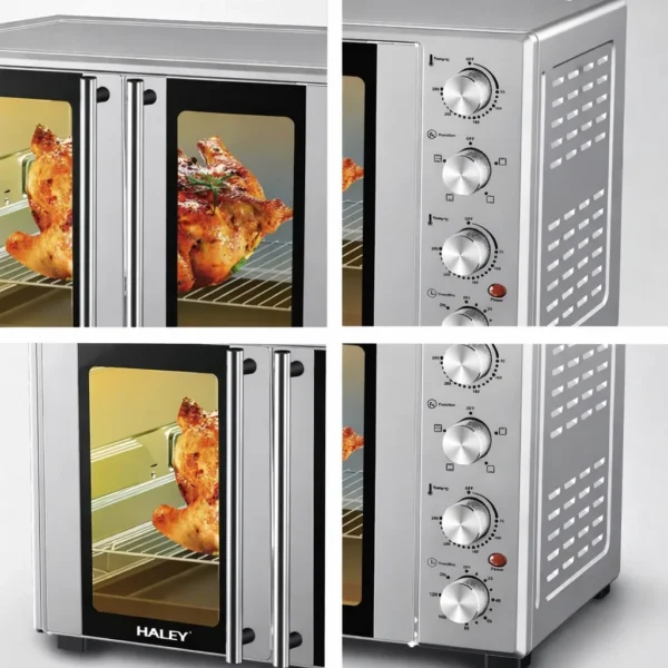 فرن كهربائي سعة 65 لتر  – درجة حرارة حتى 250° مع مؤقت 120 دقيقة