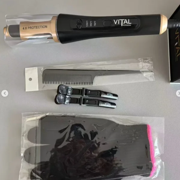 فير دوار أوتوماتيكي Vital – حرارة 1280 مع تحكم ذكي وتمويج احترافي