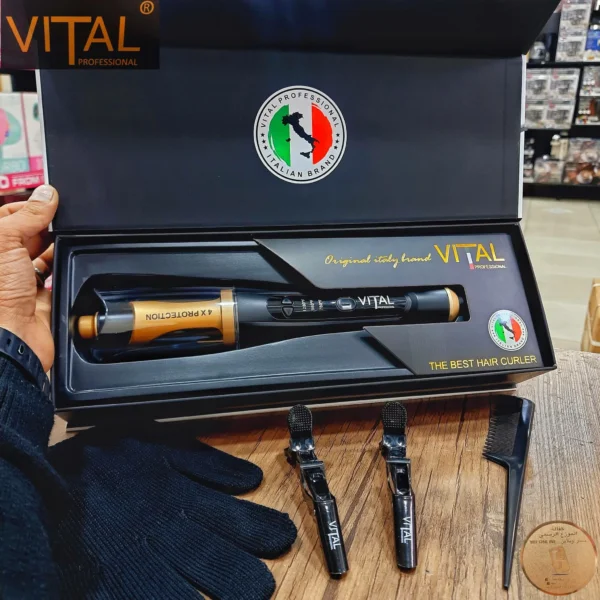 فير دوار أوتوماتيكي Vital – حرارة 1280 مع تحكم ذكي وتمويج احترافي