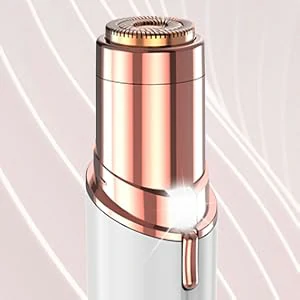 قلم إزالة شعر الوجه ENZO Professional بدون ألم – مع إضاءة LED وشحن USB