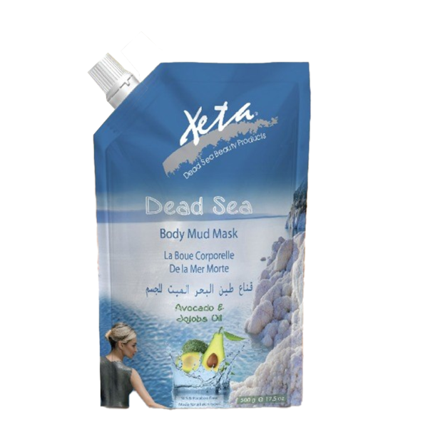 قناع طين البحر الميت للجسم Dead Sea Body Mud Mask تنظيف عميق 500 غرام