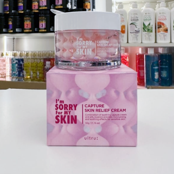 كريم انقاذ البشرة بعد الليزر وجلسات التقشير تهدئة فورية وترميم Capture Skin Relief Cream – منتجات كورية