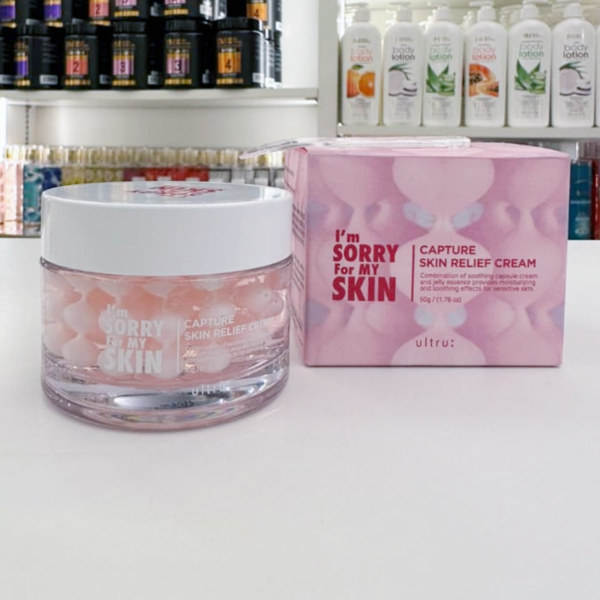 كريم انقاذ البشرة بعد الليزر وجلسات التقشير تهدئة فورية وترميم Capture Skin Relief Cream – منتجات كورية