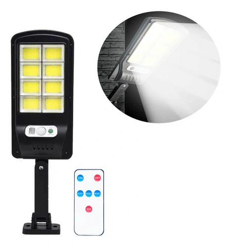 كشاف شمسي جداري LED مع حساس حركة وريموت – 3 أوضاع إضاءة مقاوم للماء (4) كشاف شمسي جداري LED مع حساس حركة وريموت – 3 أوضاع إضاءة مقاوم للماء