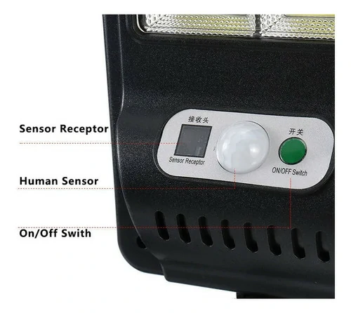 كشاف شمسي جداري LED مع حساس حركة وريموت – 3 أوضاع إضاءة مقاوم للماء (5) كشاف شمسي جداري LED مع حساس حركة وريموت – 3 أوضاع إضاءة مقاوم للماء