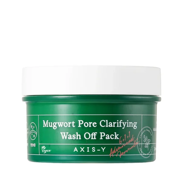 ماسك الطين تنقية وسحب الشوائب والدهون AXIS-Y Mugwort Pore Clarifying Wash Off Pack  - منتجات كورية