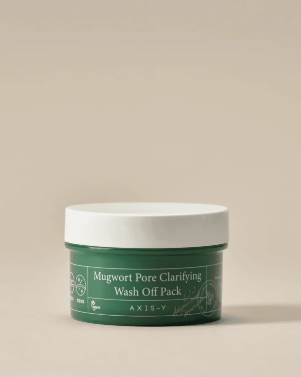 ماسك الطين تنقية وسحب الشوائب والدهون AXIS-Y Mugwort Pore Clarifying Wash Off Pack  - منتجات كورية