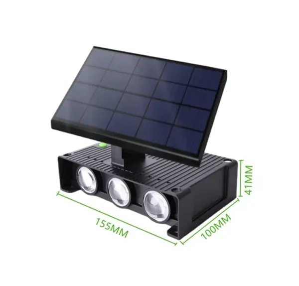 مصباح شمسي LED – مقاوم للماء IP65 بإضاءة 200 لومن للممرات و الفناء الخارجي