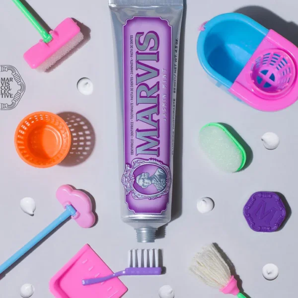 معجون أسنان Marvis Jasmin Mint بنكهة الياسمين والنعناع - صناعة إيطالية