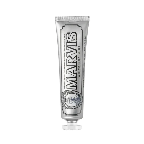 معجون أسنان Marvis Whitening Mint لتبييض الأسنان بنكهة النعناع - صناعة إيطالية