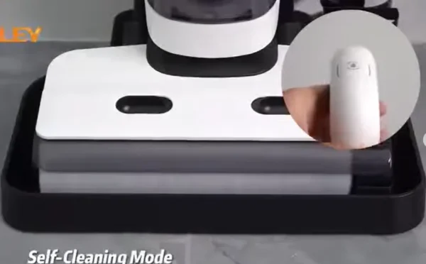 مكنسة أرضية لاسلكية 3 في 1 –  بقوة 2000 واط شفط وغسيل وتنظيف ذاتي