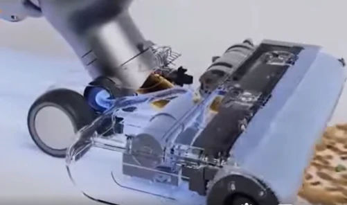 مكنسة أرضية لاسلكية 3 في 1 –  بقوة 2000 واط شفط وغسيل وتنظيف ذاتي