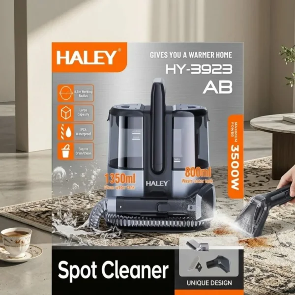 مكنسة تنظيف البقع بقوة 3500 واط  – تنظيف عميق للسجاد والأثاث مع شفط قوي