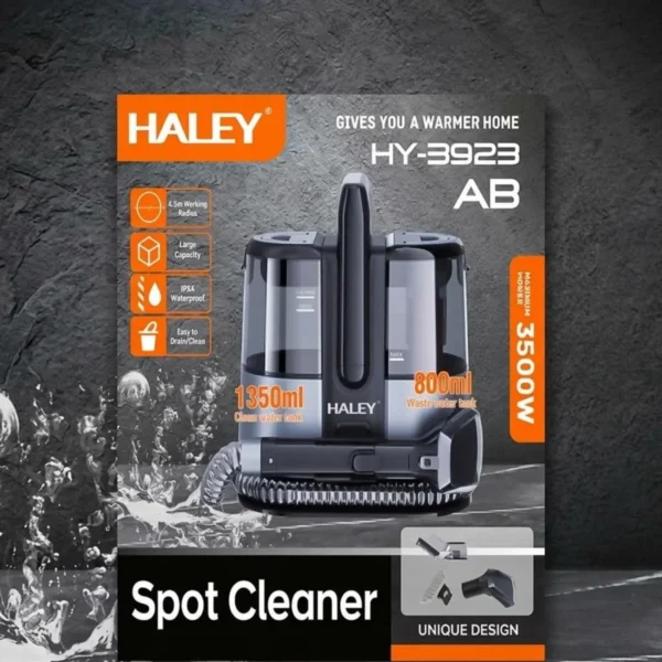 مكنسة تنظيف البقع بقوة 3500 واط  – تنظيف عميق للسجاد والأثاث مع شفط قوي