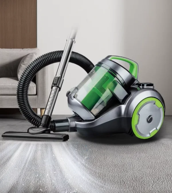 مكنسة كهربائية أسطوانية بدون كيس – قوة 3000 واط مع شفط قابل للتعديل