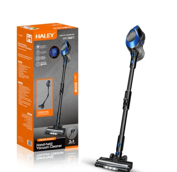 مكنسة كهربائية لاسلكية قابلة للطي 2 في 1  بطارية قوية ومدة تشغيل حتى 40 دقيقة