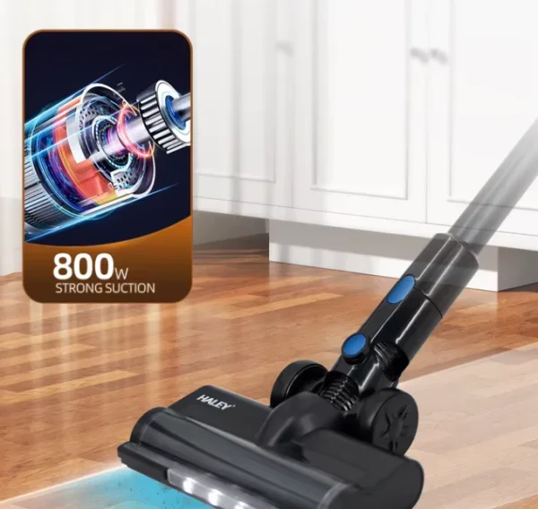 مكنسة كهربائية لاسلكية قابلة للطي 2 في 1  بطارية قوية ومدة تشغيل حتى 40 دقيقة