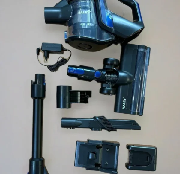 مكنسة كهربائية لاسلكية قابلة للطي 2 في 1  بطارية قوية ومدة تشغيل حتى 40 دقيقة